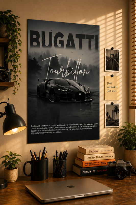 Bugatti Tourbillon Hypercar Poster