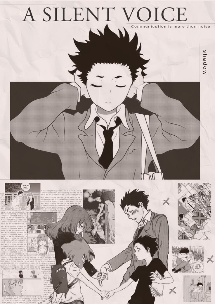 A Silent Voice Vintage Poster