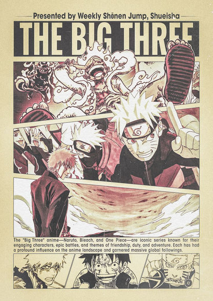 The Big Three Anime Poster