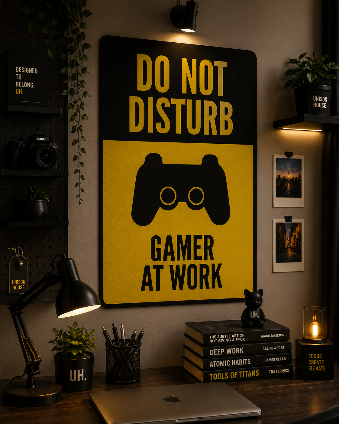Do Not Disturb Gamer At Work Poster