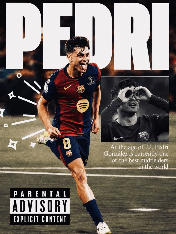 Pedri Barcelona Wonderkid Poster