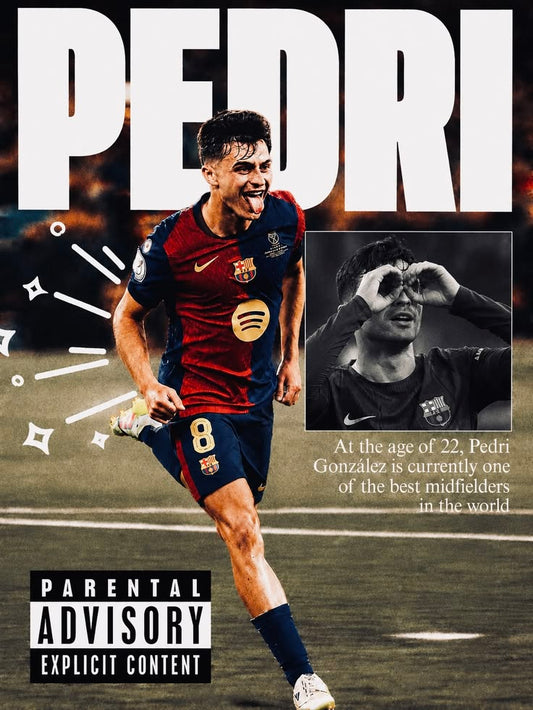 Pedri Barcelona Wonderkid Poster