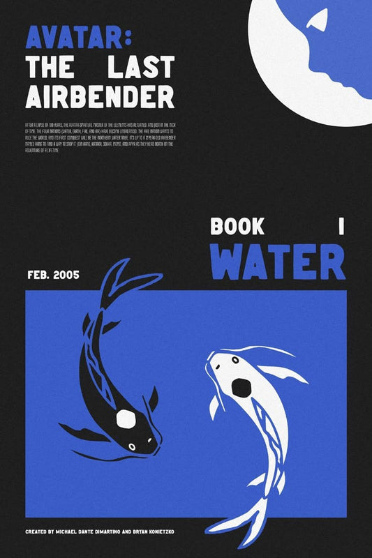 Avatar The Last Airbender Book Water Poster