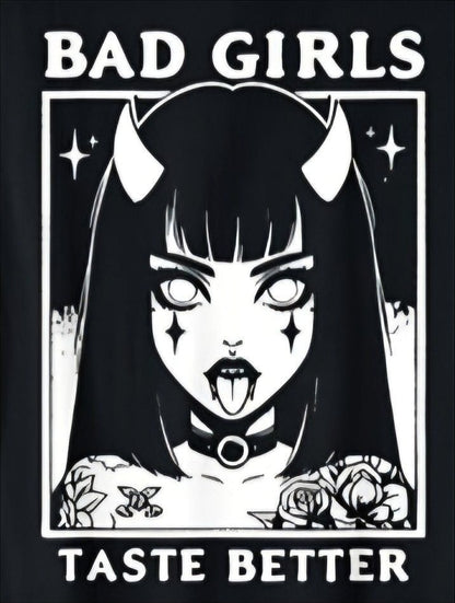 Bad Girls Gothic Art Poster