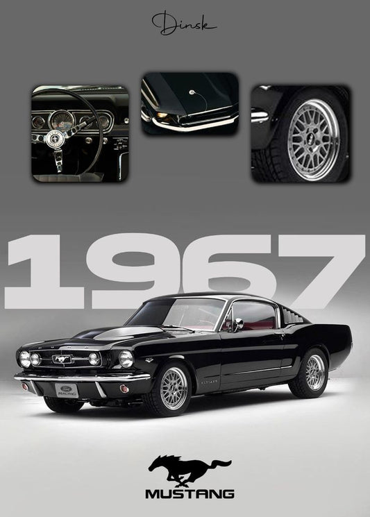 1967 Ford Mustang Classic Poster
