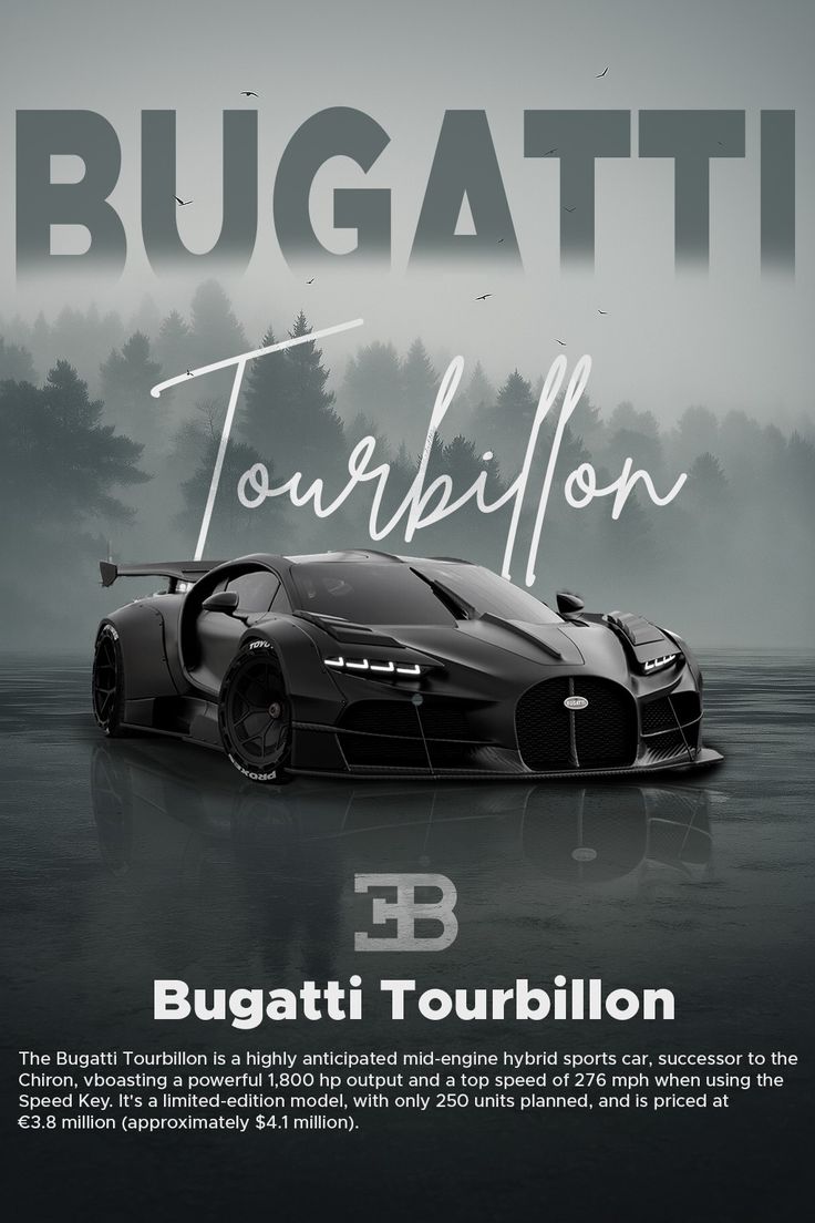 Bugatti Tourbillon Hypercar Poster