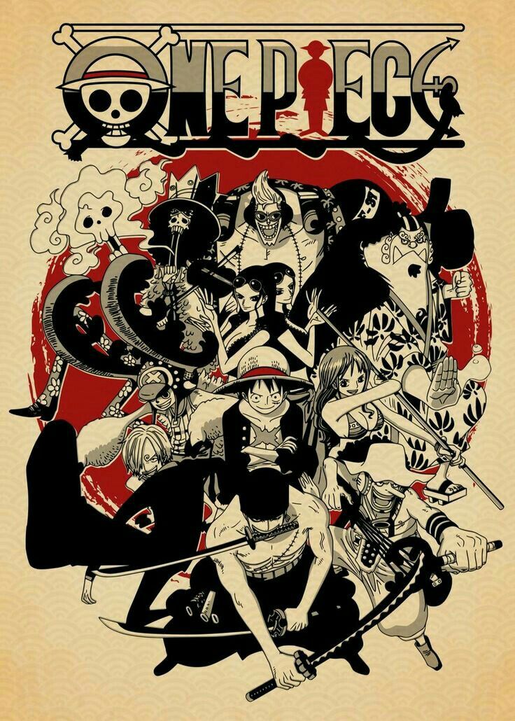 One Piece Crew Vintage Poster